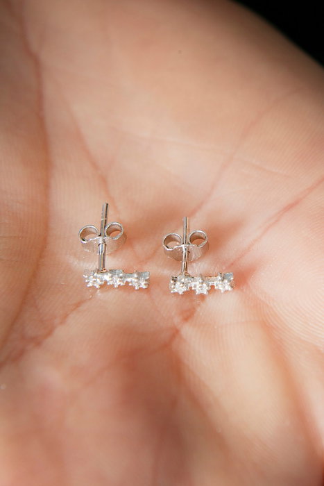 Heliophilia Silver Pendientes de Plata de Ley 925